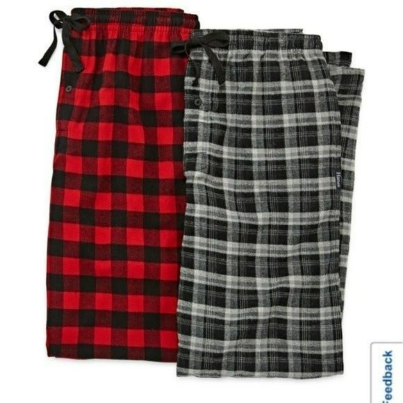 Hanes Pants New Hanes Size 4xl 2 Pack Men Big And Tall Flannel Pajama Pants Poshmark